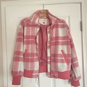 Universal thread plaid shacket jacket xs
